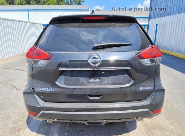 KNMAT2MV7JP579817 2018 NISSAN ROGUE Black უკანა ხედი