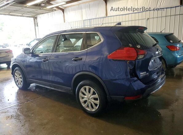 KNMAT2MV7KP526939 2019 NISSAN ROGUE Blue უკანა მარცხენა