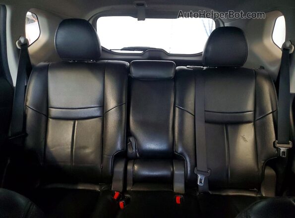 KNMAT2MV7KP526939 2019 NISSAN ROGUE Blue უკანა სავარძლების ხედი