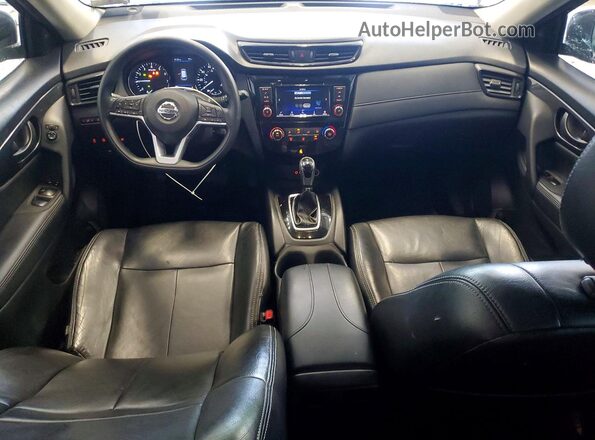 KNMAT2MV7KP526939 2019 NISSAN ROGUE Blue წინა პანელის ხედი