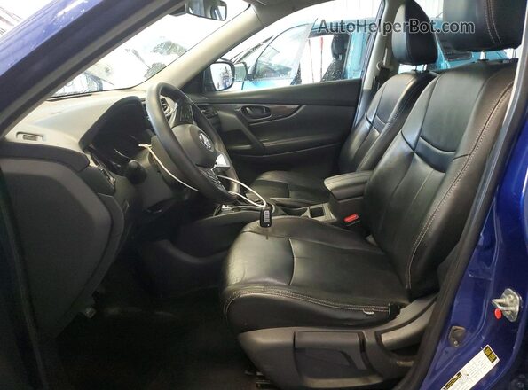 KNMAT2MV7KP526939 2019 NISSAN ROGUE Blue წინა სალონის ხედი