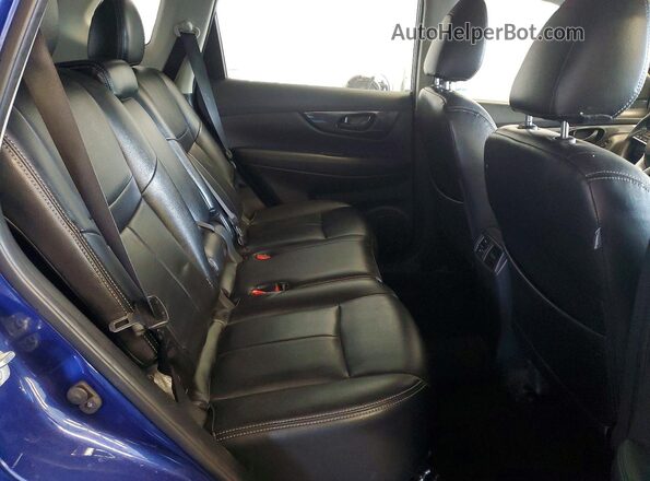 KNMAT2MV7KP526939 2019 NISSAN ROGUE Blue უკანა სალონის ხედი