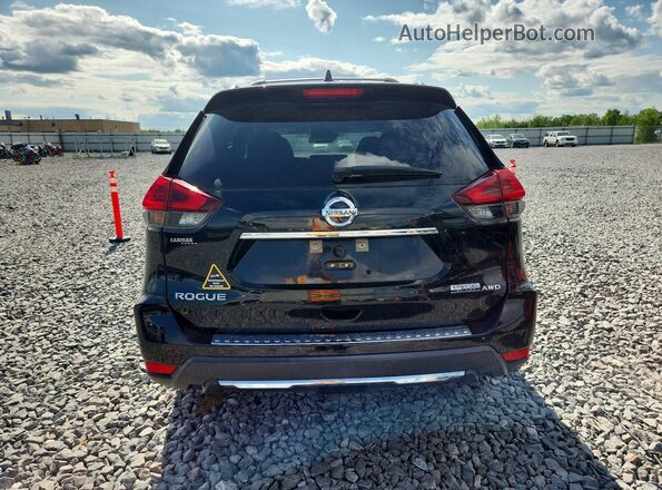 KNMAT2MV7LP509706 2020 NISSAN ROGUE Black Вид ззаду