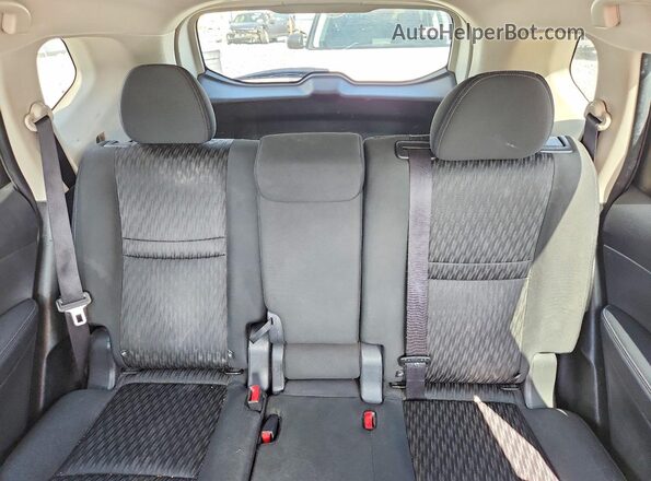 KNMAT2MV7LP509706 2020 NISSAN ROGUE Black Вид задніх сидінь