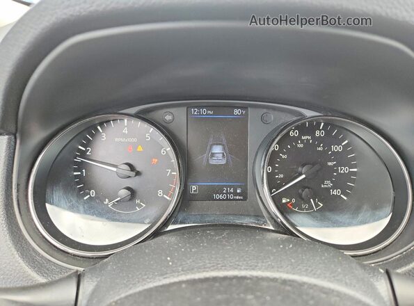 KNMAT2MV7LP509706 2020 NISSAN ROGUE Black Вид щитка приладів