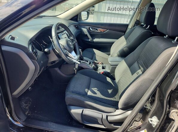 KNMAT2MV7LP509706 2020 NISSAN ROGUE Black Вид салону спереду
