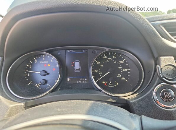 KNMAT2MV7LP533763 2020 NISSAN ROGUE Серый Вид щитка приборов