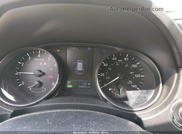 KNMAT2MV7LP542043 2020 NISSAN ROGUE Silver Հետևի նստատեղերի տեսք