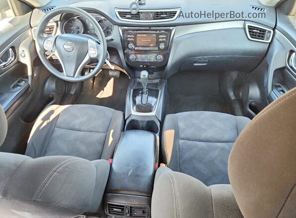 KNMAT2MV8GP609559 2016 NISSAN ROGUE Gray Dashboard view