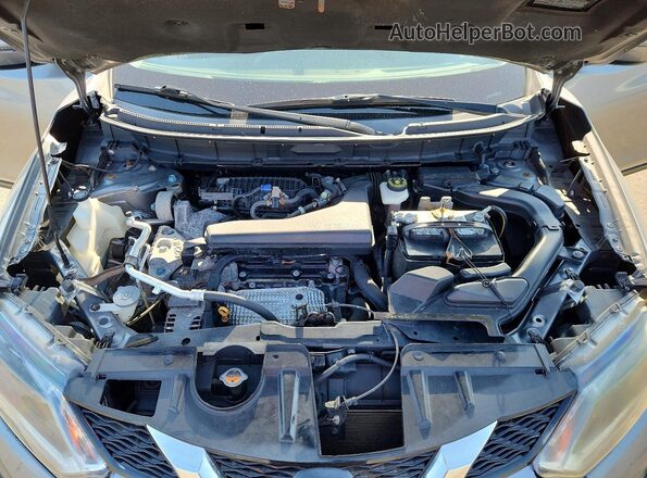 KNMAT2MV8GP609559 2016 NISSAN ROGUE Gray Engine compartment view
