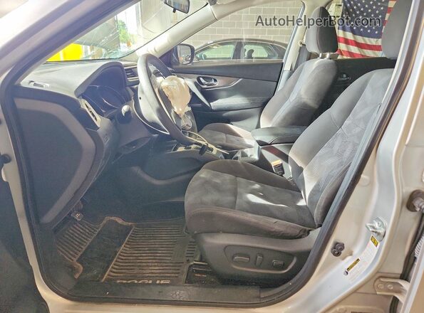 KNMAT2MV8GP633943 2016 NISSAN ROGUE Silver Vista interior delantera