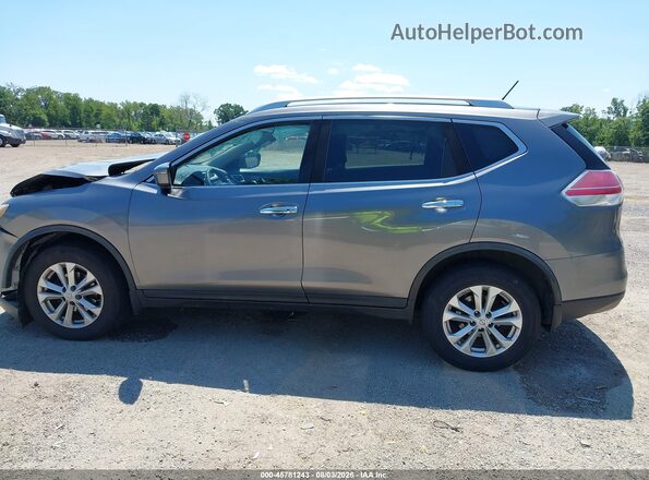 KNMAT2MV8GP648295 2016 NISSAN ROGUE Gray Widok wnętrza 360 stopni