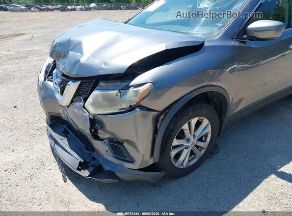 KNMAT2MV8GP648295 2016 NISSAN ROGUE Gray 