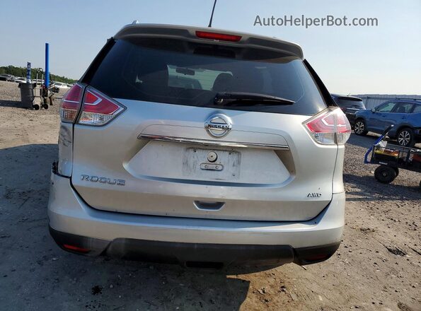 KNMAT2MV8GP669003 2016 NISSAN ROGUE Silver უკანა ხედი