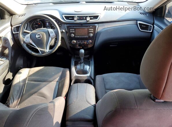 KNMAT2MV8GP669003 2016 NISSAN ROGUE Silver წინა პანელის ხედი