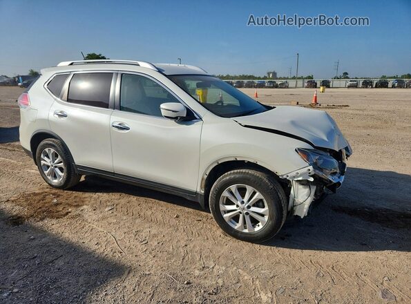 KNMAT2MV8GP688392 2016 NISSAN ROGUE White Przód prawy