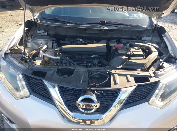 KNMAT2MV8GP701366 2016 NISSAN ROGUE Silver Հետևի տեսք