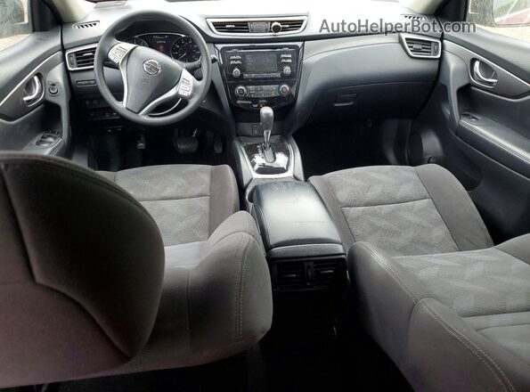 KNMAT2MV8GP707930 2016 NISSAN ROGUE Red Dashboard view