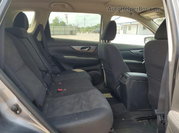 KNMAT2MV8GP711573 2016 NISSAN ROGUE Silver უკანა სალონის ხედი