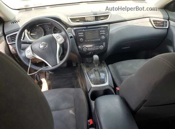 KNMAT2MV8GP711573 2016 NISSAN ROGUE Silver წინა პანელის ხედი