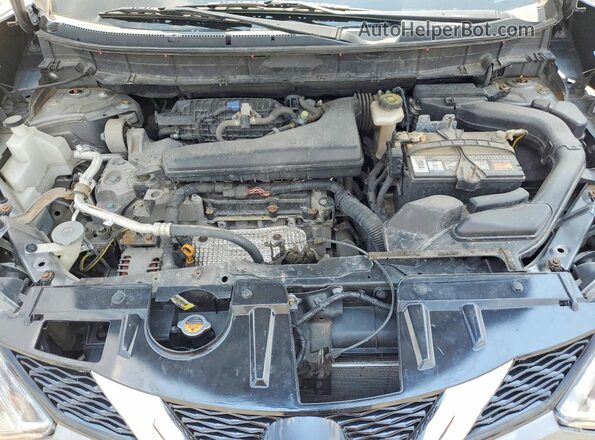 KNMAT2MV8GP711573 2016 NISSAN ROGUE Silver ძრავის განყოფილების ხედი
