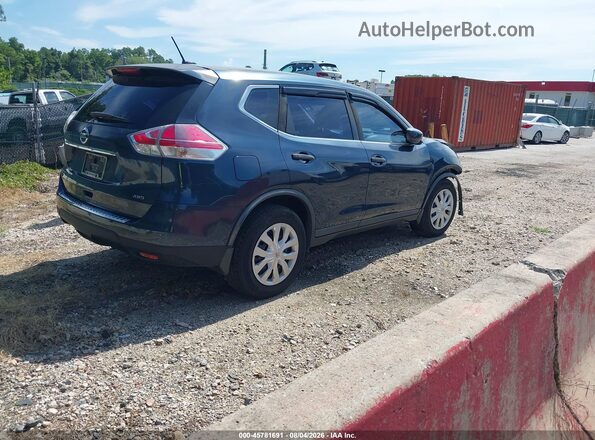 KNMAT2MV8GP716787 2016 NISSAN ROGUE Blue Tył prawy