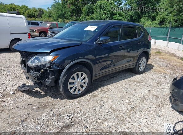 KNMAT2MV8GP716787 2016 NISSAN ROGUE Blue Przód lewy