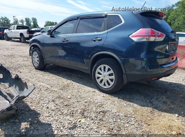 KNMAT2MV8GP716787 2016 NISSAN ROGUE Blue Tył lewy