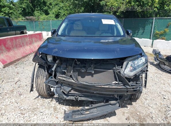 KNMAT2MV8GP716787 2016 NISSAN ROGUE Blue Widok wnętrza z tyłu