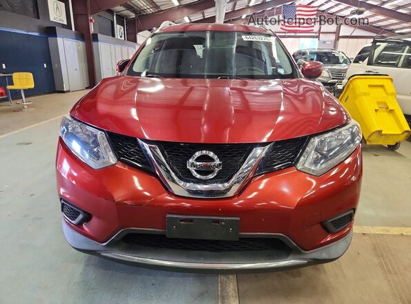 KNMAT2MV8GP727269 2016 NISSAN ROGUE Red Vista frontal