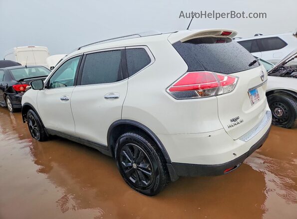 KNMAT2MV8GP735744 2016 NISSAN ROGUE Белый Задняя левая четверть