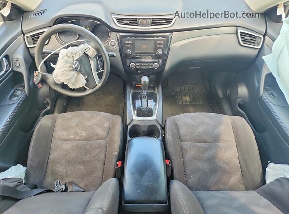KNMAT2MV8GP735744 2016 NISSAN ROGUE Белый Вид панели приборов