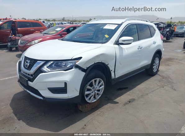 KNMAT2MV8HP524285 2017 NISSAN ROGUE White Առջևի ձախ երեք քառորդ տեսարան