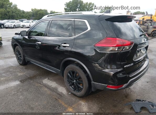 KNMAT2MV8HP569226 2017 NISSAN ROGUE Черный Задняя левая четверть