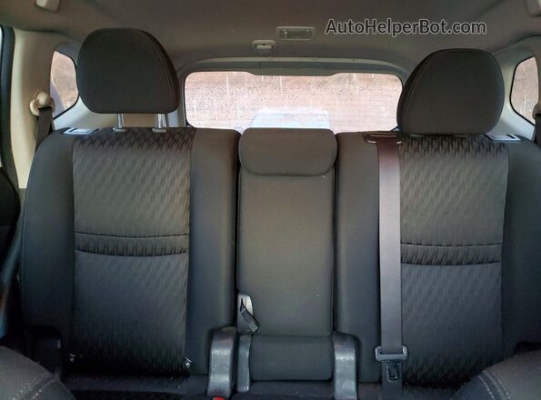 KNMAT2MV8HP581182 2017 NISSAN ROGUE White უკანა სავარძლების ხედი