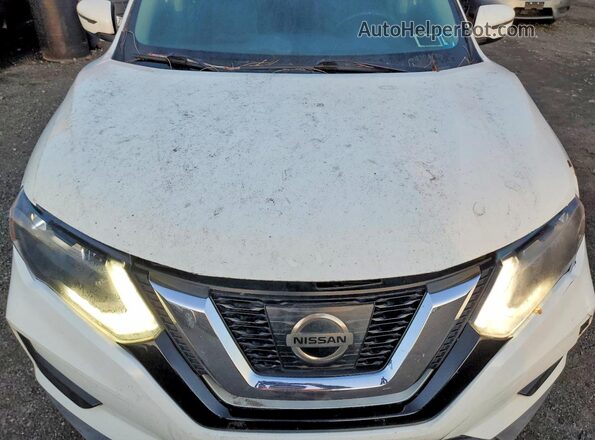 KNMAT2MV8HP581182 2017 NISSAN ROGUE White ძრავის განყოფილების ხედი