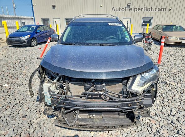 KNMAT2MV8HP588150 2017 NISSAN ROGUE Gray წინა ხედი