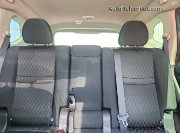 KNMAT2MV8HP588150 2017 NISSAN ROGUE Gray უკანა სავარძლების ხედი