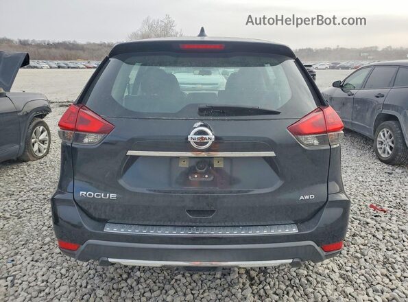 KNMAT2MV8JP504320 2018 NISSAN ROGUE Black უკანა ხედი