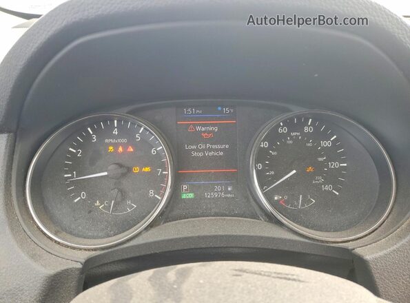 KNMAT2MV8JP504320 2018 NISSAN ROGUE Black ხელსაწყოთა პანელის ხედი
