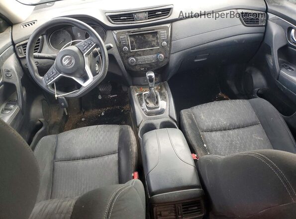 KNMAT2MV8JP504320 2018 NISSAN ROGUE Black წინა პანელის ხედი