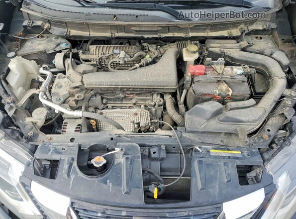 KNMAT2MV8JP504320 2018 NISSAN ROGUE Black უკანა სალონის ხედი