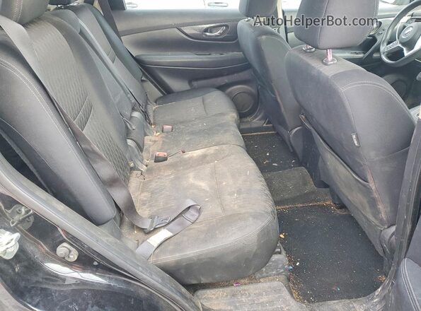 KNMAT2MV8JP504320 2018 NISSAN ROGUE Black უკანა სავარძლების ხედი