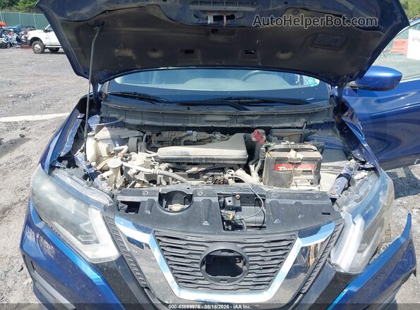 KNMAT2MV8JP547426 2018 NISSAN ROGUE Blue უკანა ხედი