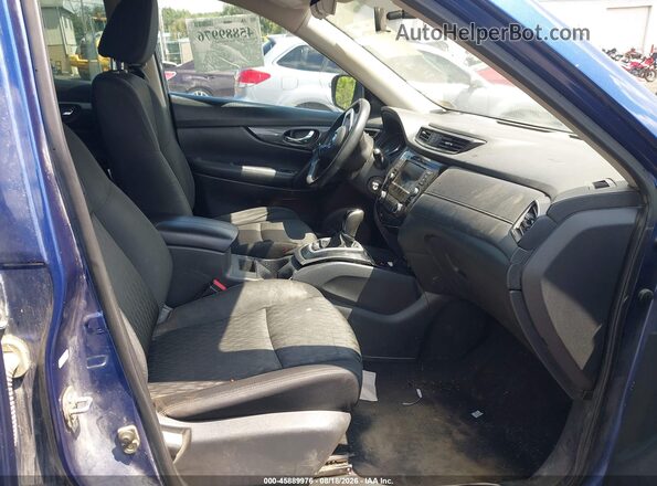 KNMAT2MV8JP547426 2018 NISSAN ROGUE Blue წინა სალონის ხედი