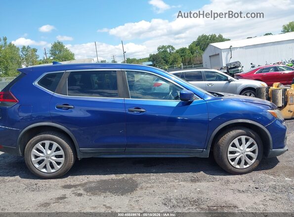KNMAT2MV8JP547426 2018 NISSAN ROGUE Blue უკანა სალონის ხედი