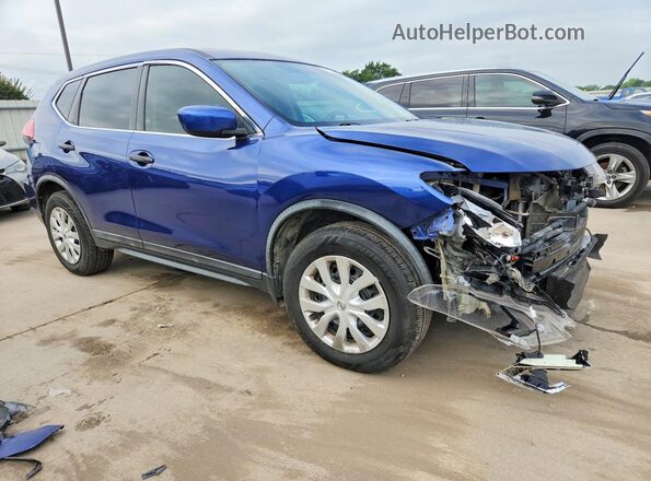 KNMAT2MV8JP552089 2018 NISSAN ROGUE Синий Передняя правая четверть