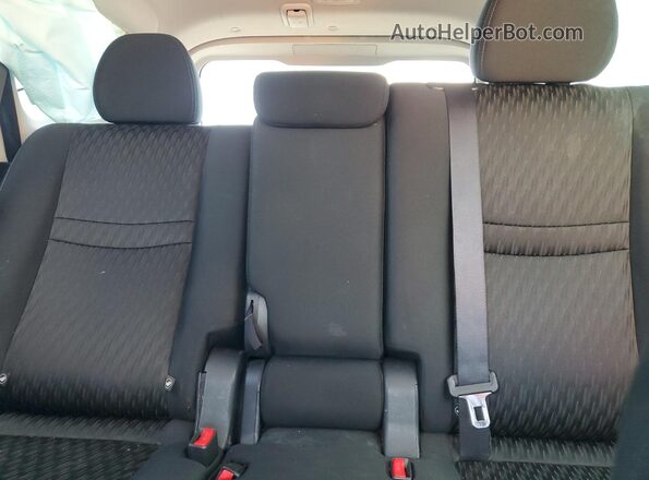 KNMAT2MV8JP559978 2018 NISSAN ROGUE Black უკანა სავარძლების ხედი