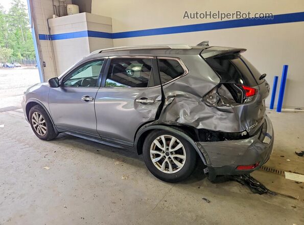 KNMAT2MV8JP582824 2018 NISSAN ROGUE Серый Задняя левая четверть