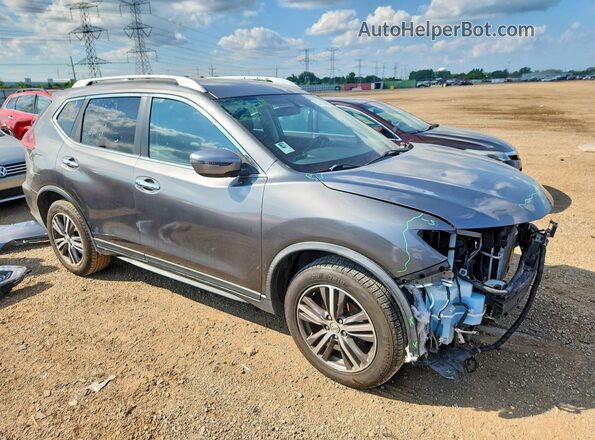 KNMAT2MV8JP583939 2018 NISSAN ROGUE Gray წინა მარჯვენა